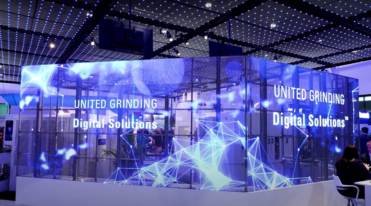 ExhibitsLab's tweet photo. From then to NOW!✨ Our client,
@UnitedGrinding exhibit is shown (Picture 2) from previous shows to this year at #IMTS2022. We work with you to create an updated exhibit you will always love! https://t.co/rL0EMCjRRV
