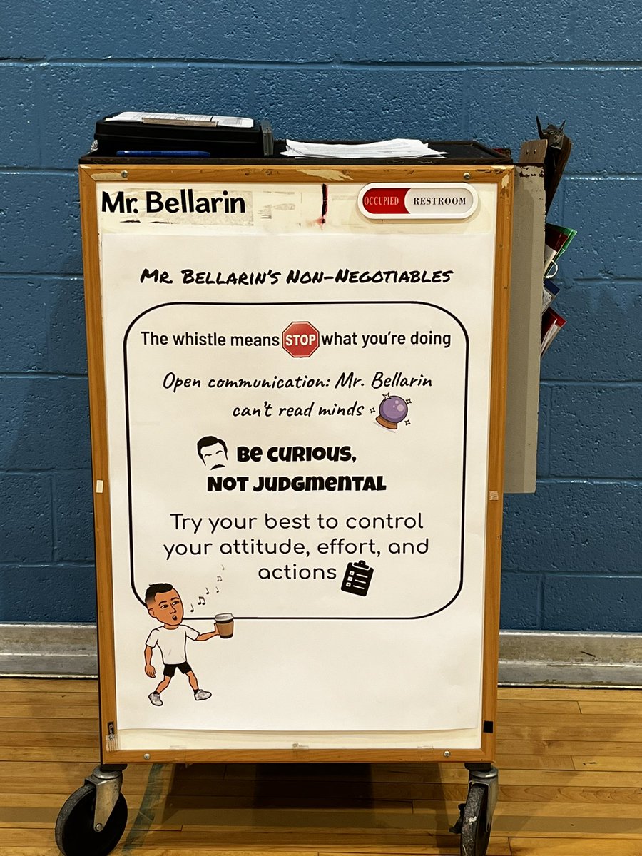 Today we got to review my “Non-Negotiable’s”, starting the 2nd Quarter off 💪💪💪 #AACPSAwesome #OMMNPRIDE