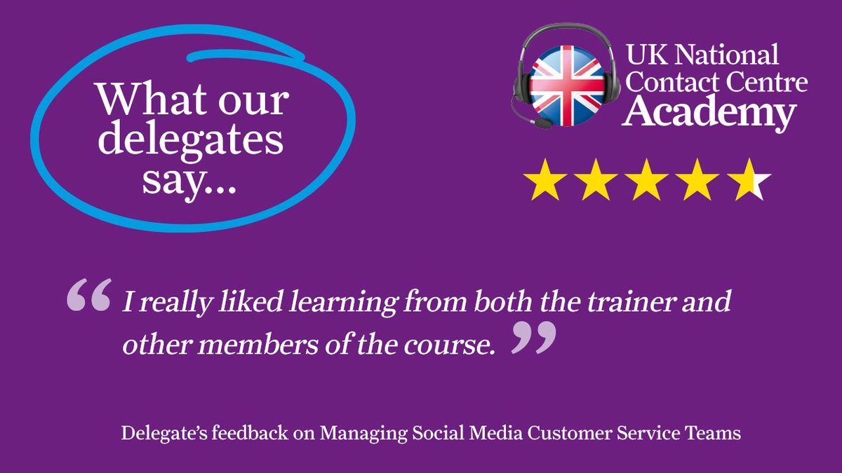 CCMATALK's tweet image. Does your contact centre receive customer services messages via social media? Ensure your agents have the right skillset with our workshop - Managing Social Media Customer Service Teams on Tue 10 Jan 2023. More info:
ccma.org.uk/members/events… #ccma #socialmedia @luanwise #Training