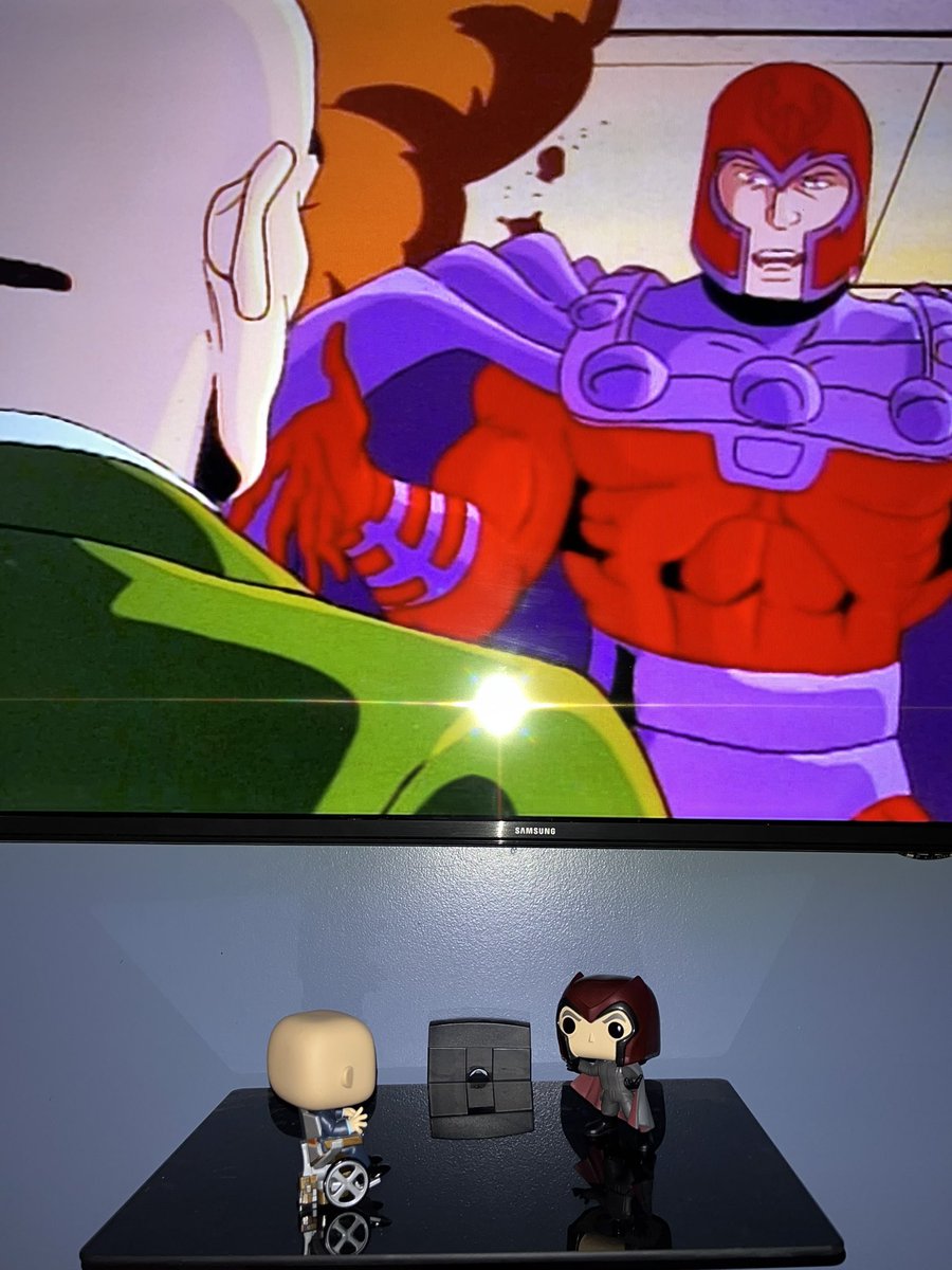 funk_az's tweet photo. “We have not always been enemies”

Kicking off November’s #funkophotoadaychallenge with this classic scene between Professor X and Magneto in the classic X-Men Cartoon!
@OriginalFunko 

#retro #cartoon #comics #xmen #mutant #magneto #professorx #funkopop #funko https://t.co/F0Z7MM8b1M