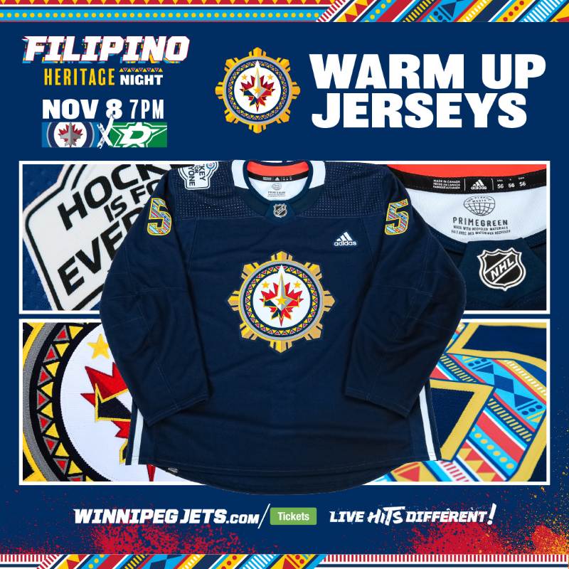 The Jets with some unreal warmup jerseys for their Filipino