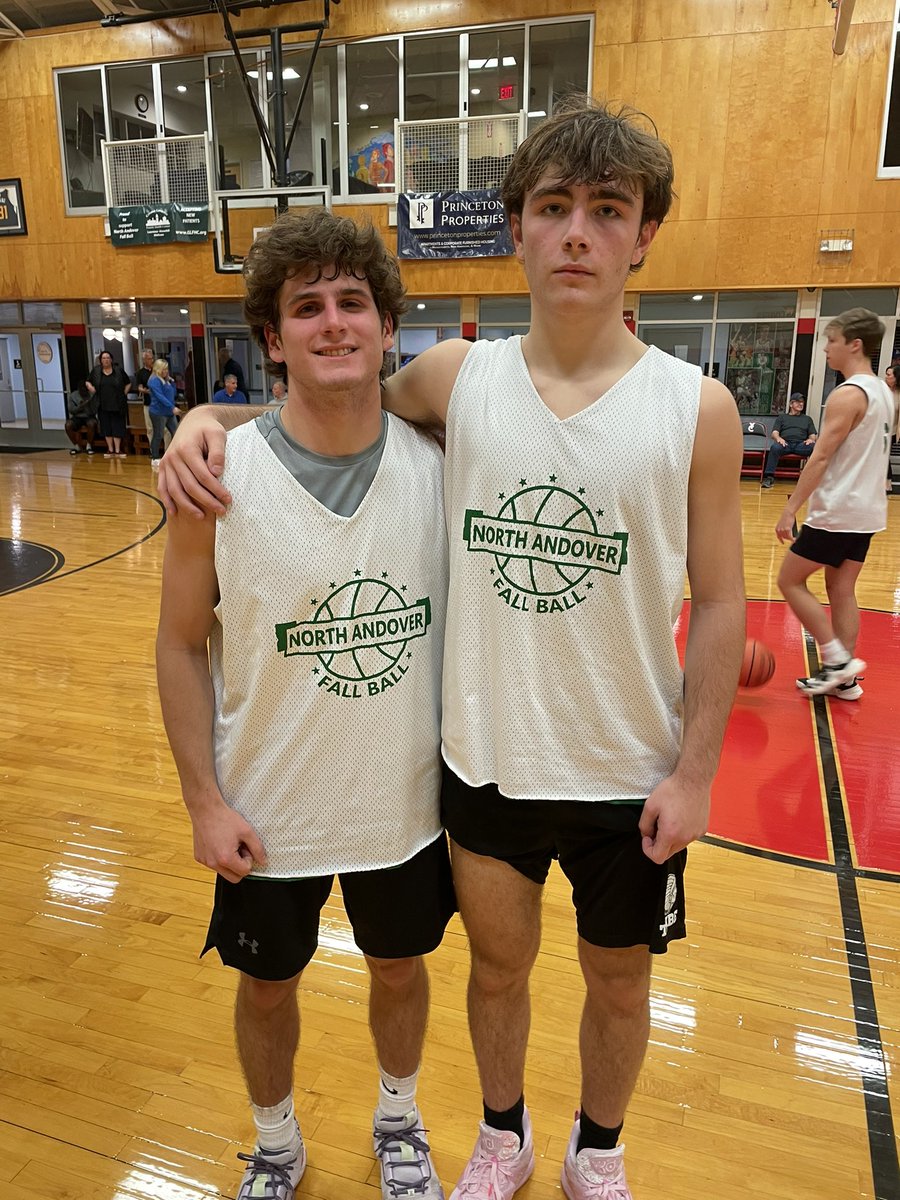 NAfallball's tweet photo. Players of the Game Connor Gibson 25-6-5 and Brady Martin 20-4-4 https://t.co/sTD9H5rypt