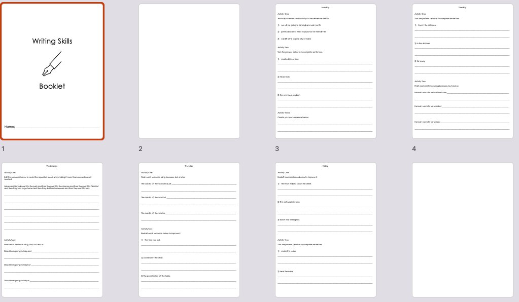 Resour1Teaching's tweet image. Three weeks worth of writing skills booklets now with a page per day  free to use as you wish below:
tes.com/teaching-resou…

Will continue to add more that develop different skills over time