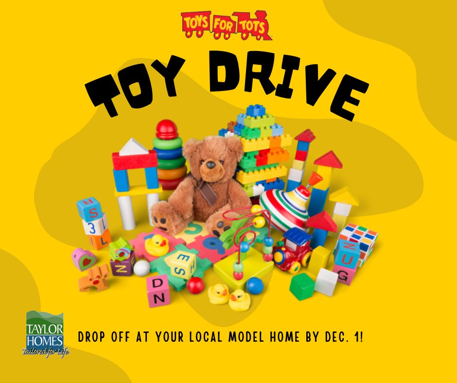 TaylorHomes's tweet photo. Remember, when you donate, you get a DOUBLE ENTRY into our $2,022 prize drawing!🧸
More details: https://t.co/S1jS4FrYss. https://t.co/mo0Y93THwi