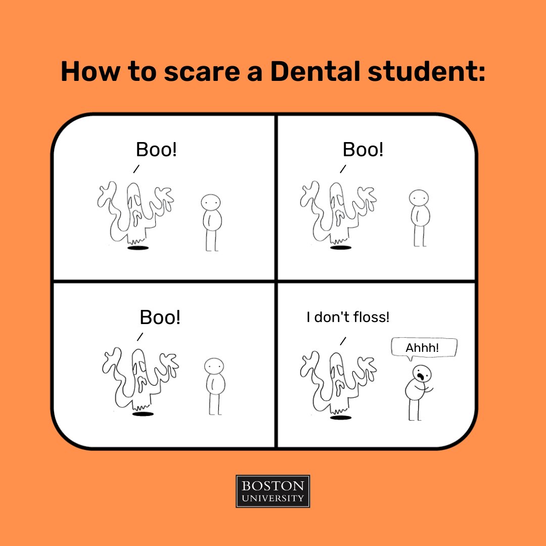 BU_Tweets's tweet photo. How to scare a @BUDental student... https://t.co/B5M8MPT34b