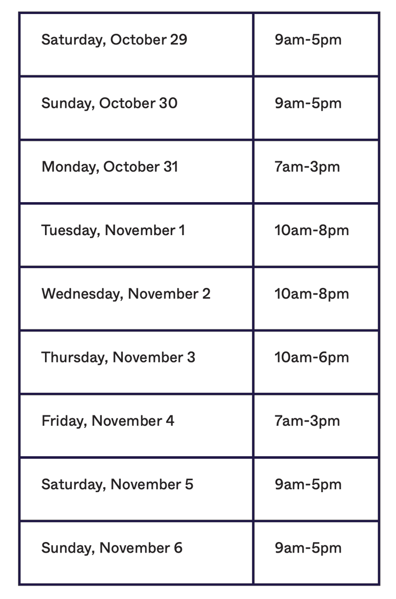 mminthecity's tweet photo. early voting has begun, NYC!

https://t.co/3rQ0u9l3Hg https://t.co/TyBjqOBXKM