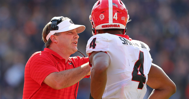 Kirby Smart offered multiple injury updates ahead of the Bulldogs' Week 10 matchup against Tennessee. Amarius Mims, AD Mitchell and Nolan Smith were among those mentioned. Story: on3.com/college/georgi…