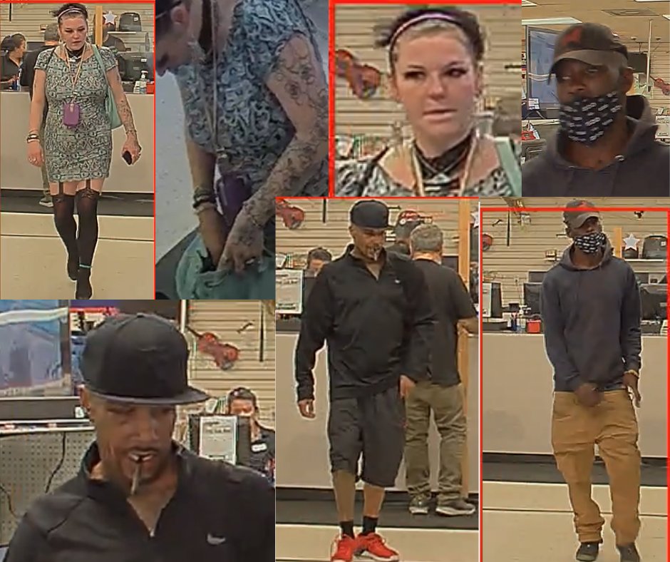 kcpolice's tweet image. Please share:
We are trying to locate three suspects from an Armed Business Robbery that occurred at Shop Local KC at 3630 Main Street. If you have any information on this case, CRN 22071553, contact Detective Neukirch at 816-413-3677.