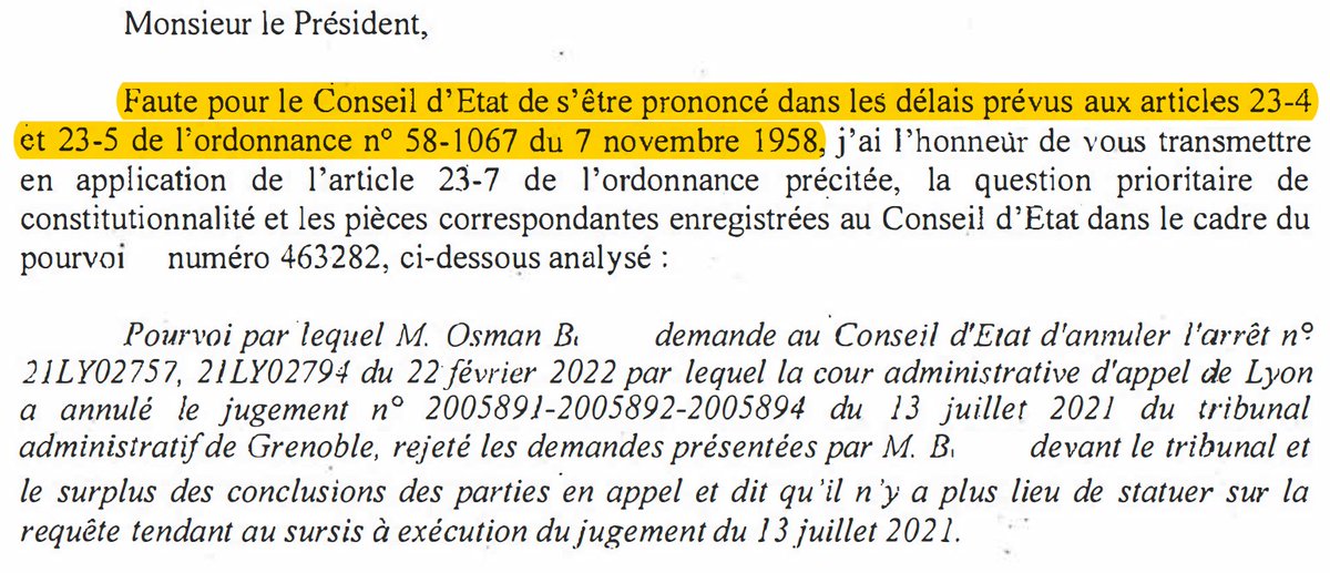 N_Hervieu's tweet photo. Cas rare : Une #QPC est automatiquement transmise au @Conseil_constit.

Car le @Conseil_Etat a manqué de se prononcer dans le délai de trois mois qui lui est imparti... #FailJuridictionnel https://t.co/wY1N4J3M6q