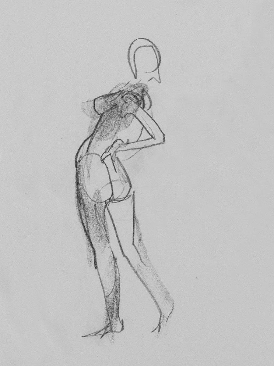 MonsterShopInc's tweet photo. #lifedrawing conte crayon on newsprint. #sketch #illustration https://t.co/BOkP9zofAO