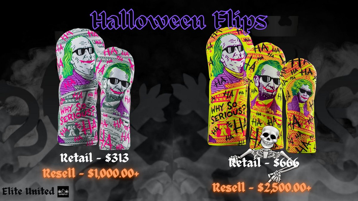Today's Halloween Flips 🎃

Members have been enjoying our most exclusive leads and provided auto checkout software with Spooky Profits!

1 Random Retweet♻️- 1 Lifetime Key
(Must Be Following To DM)