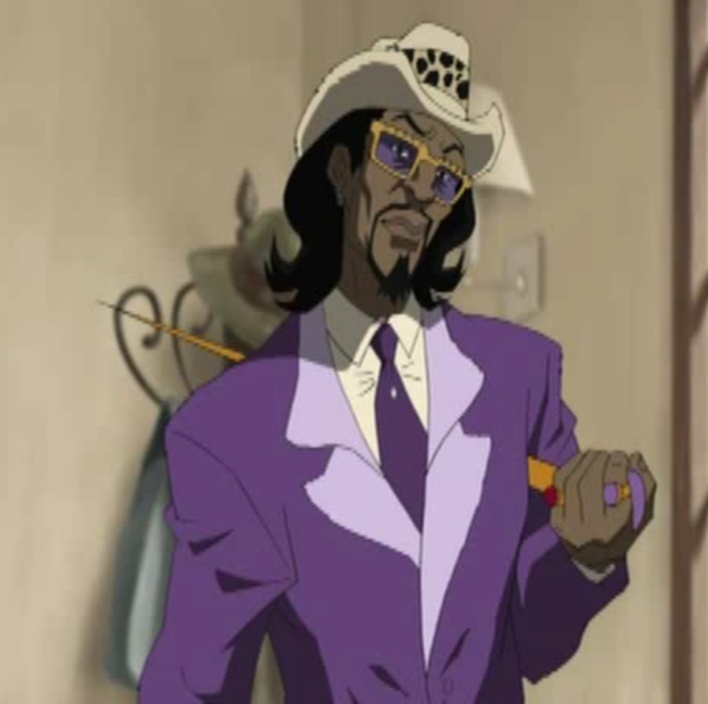TwoDaMaxE's tweet photo. Its "A PIMP NAMED SLICKBACK YOU HAVE TO SAY THE WHOLE THANG" #happyhalloween #halloween2022 #apimpnamedslickback #theboondocks https://t.co/T2CElcLbzO