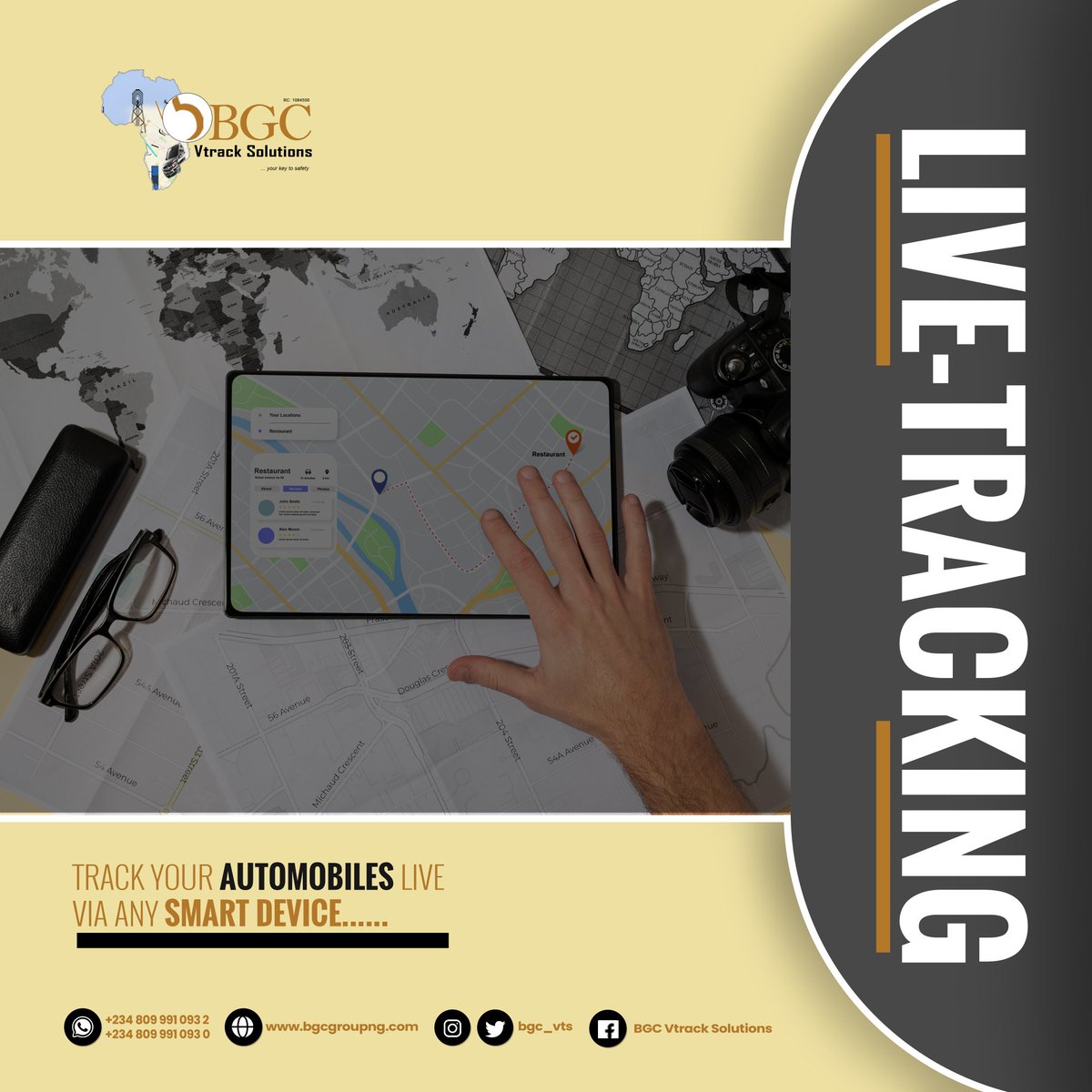 bgc_vts's tweet photo. Track your vehicle Live via any SMART DEVICE after the installation of our GPS tracker......
Hit us up for installation now!
We are just a DM away!!
•
•
•
•
•
•
•
•
•
•
•
•
#keeptracking #Security #secure #vehicle
#tracking #tracking #livetracking https://t.co/w5L9bDbIMP