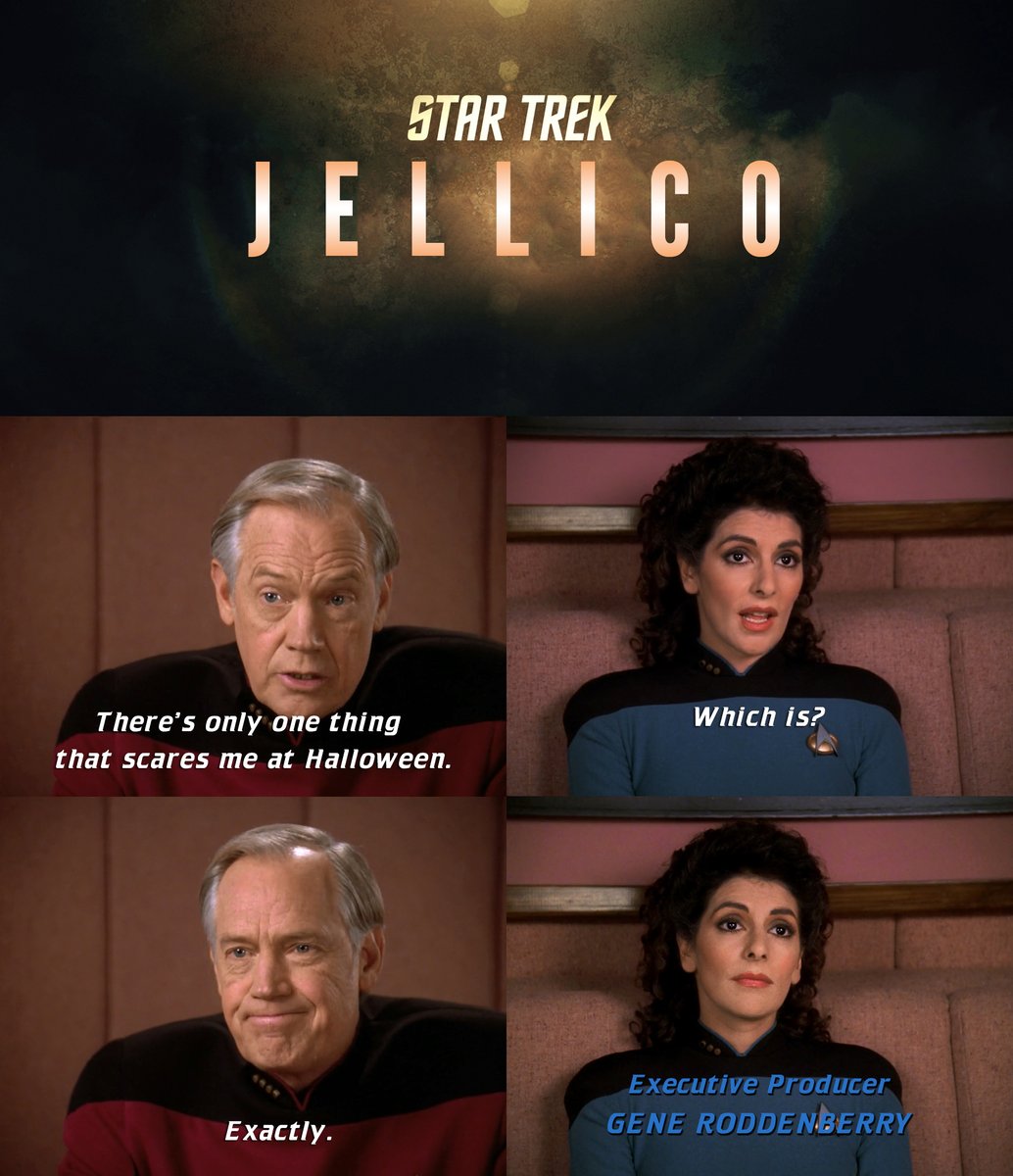 STDeltaShift's tweet photo. And the hits just keep on coming! #StarTrek #JellicoTrek #HappyHalloween https://t.co/LGKkSOvBIe