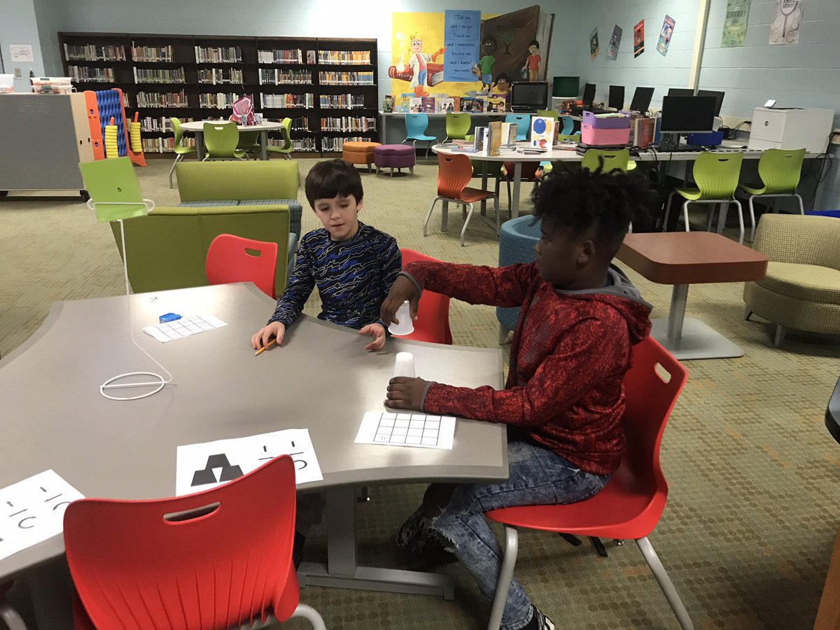 cybrarianliz's tweet photo. Unplugged coding activity with coding club! #boyswhocode #rocksolid #oakdalesteam https://t.co/j8WOVtWMbs