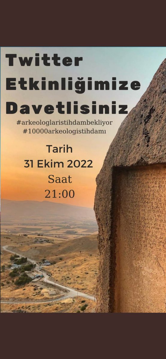 #10000arkeologistihdamı #arkeologlaristihdambekliyor