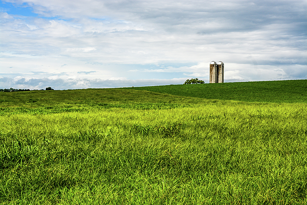 New artwork for sale! - "Green Field and Silos" - fineartamerica.com/featured/green… <a href="/fineartamerica/">Fine Art America</a>