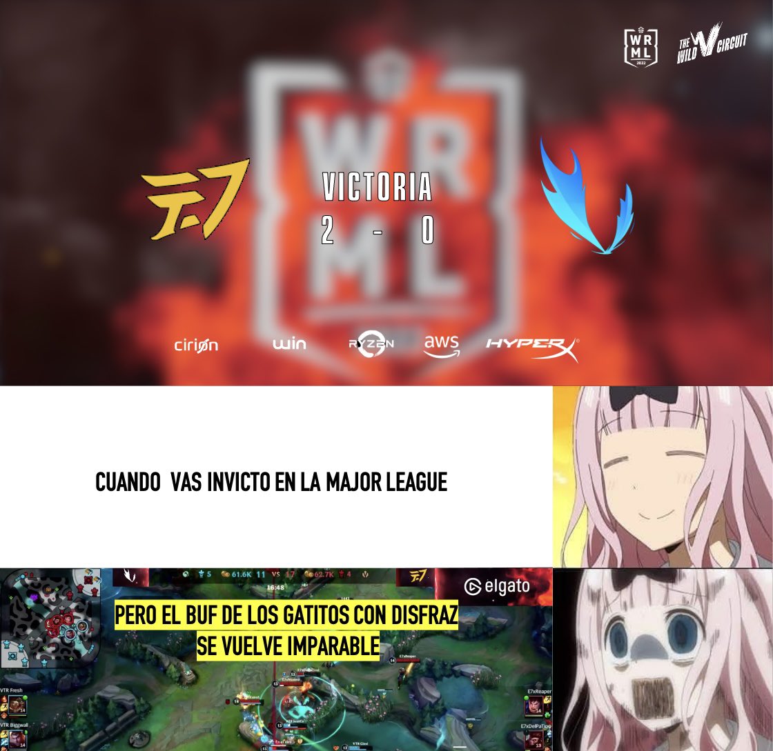 E7UNITE's tweet photo. Victoria de la amenaza eléctrica⚡️ que termina por quitarle el invicto al fuego azul @VatraGaming 🔥 !🏆💣⛰️
Pd: Volveremos más fuertes con nuestros gatitos 😼
#esports #wildrift #GOE7 #E7WIN https://t.co/dyNI6Q8xKp