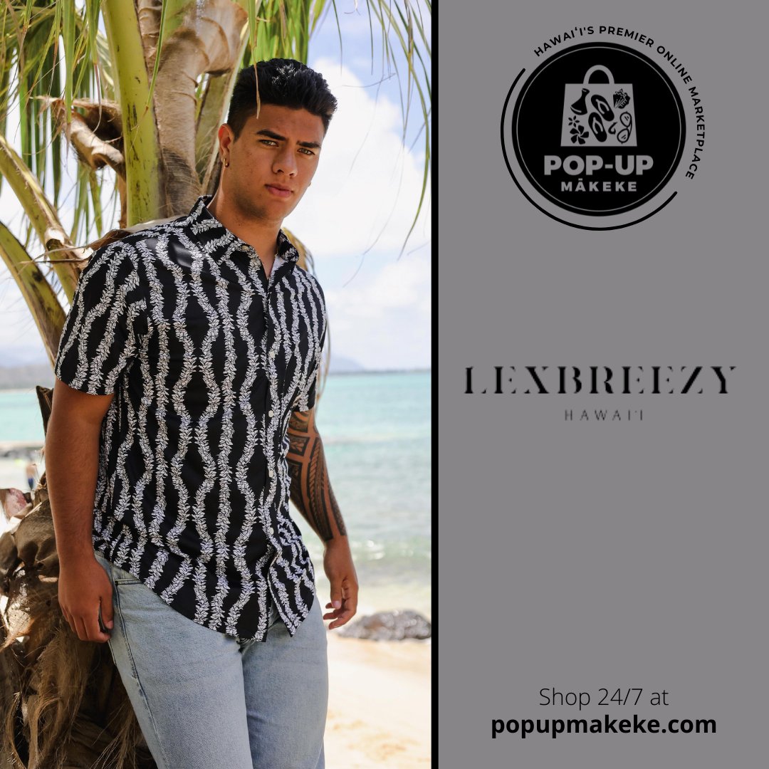 themakeke's tweet photo. MEA HOU: Dri-Fit Men's Aloha Shirt featuring LexBreezy's Aloha Lei design. Finally, an Aloha Shirt that is wrinkle resistant and moisture wicking -perfect for any local braddah!  
Shop 24/7 online at https://t.co/DLpGI1HZcT 
Enjoy FREE SHIPPING on domestic orders of $79 or more! https://t.co/tPBPDPJvrJ