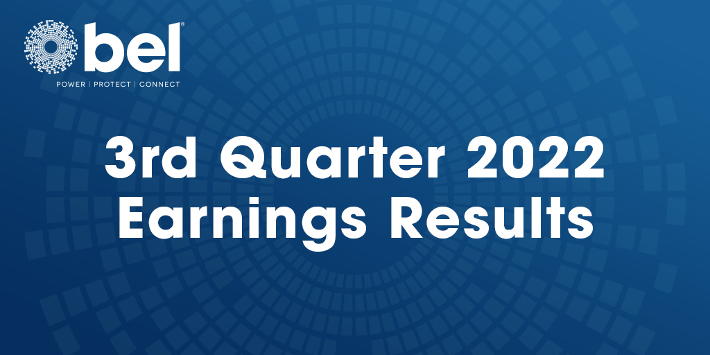 Bel is proud to announce record sales and adjusted EBITDA in the company’s 70 years of business in Q3. We thank all Bel associates for their effort and dedication in achieving another record-breaking quarter result! 

Read full results: ow.ly/CGCJ50Lq1J1