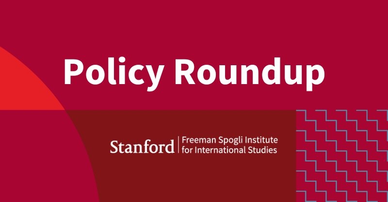 Our latest #PolicyRoundup is out! Read takeaways on autocracy in Russia, Xi Jinping's third term, the effects of policing on democracy, and more from: @steven_pifer | @Gottemoeller | @kath_stoner | @McFaul | @rozelle_scott | @hakeemjefferson READ MORE: ow.ly/9Mnl50LpYPS