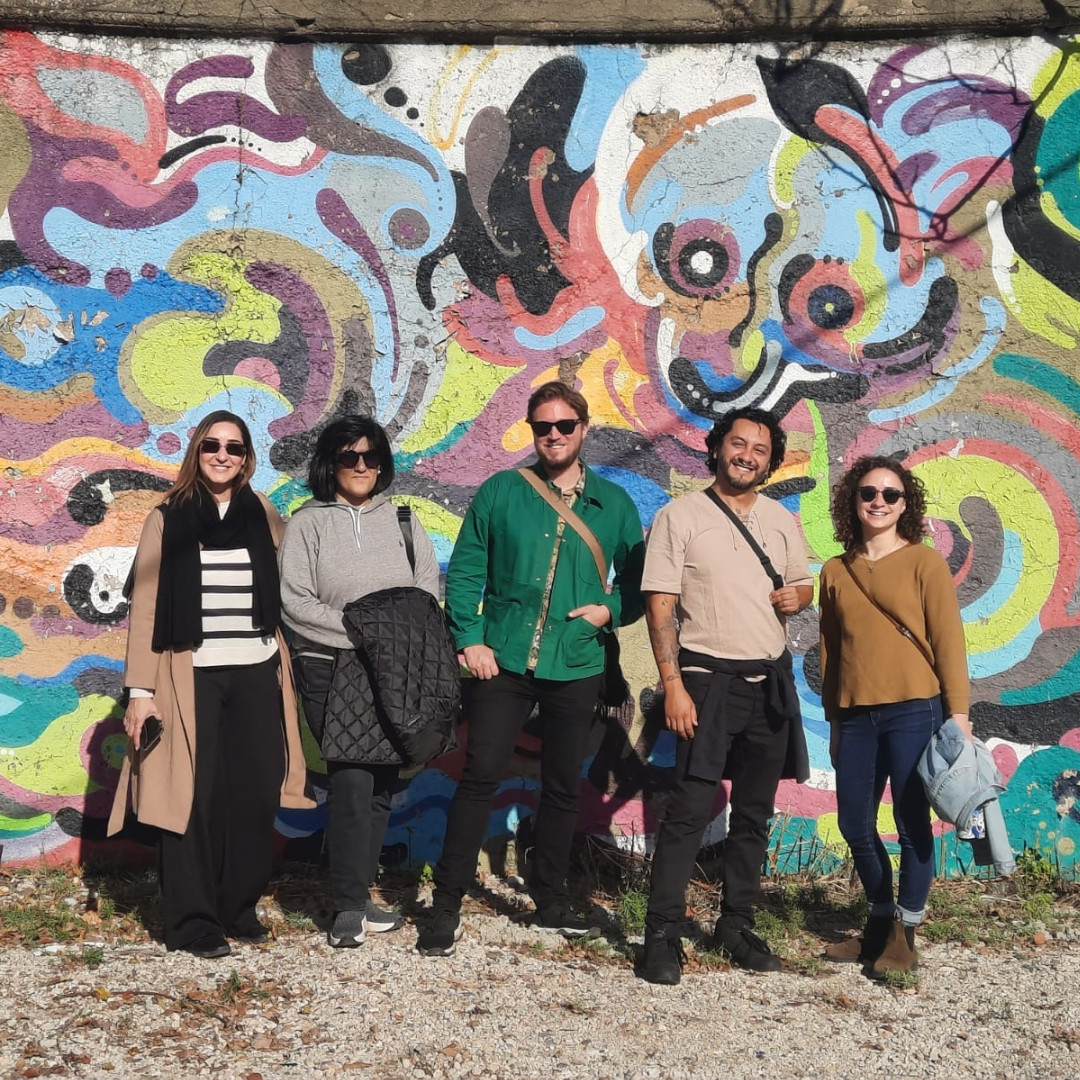 SwedeAmerican's tweet photo. Artists Areej Almansory, Nisrine Boukhari, and Luis Sahagun with curator Marcus Mod are visiting Chicago this week! This is the second study trip for a contemporary art exhibit "Letters From Home", opening at the Museum in April 2023. https://t.co/agFrGkaNul