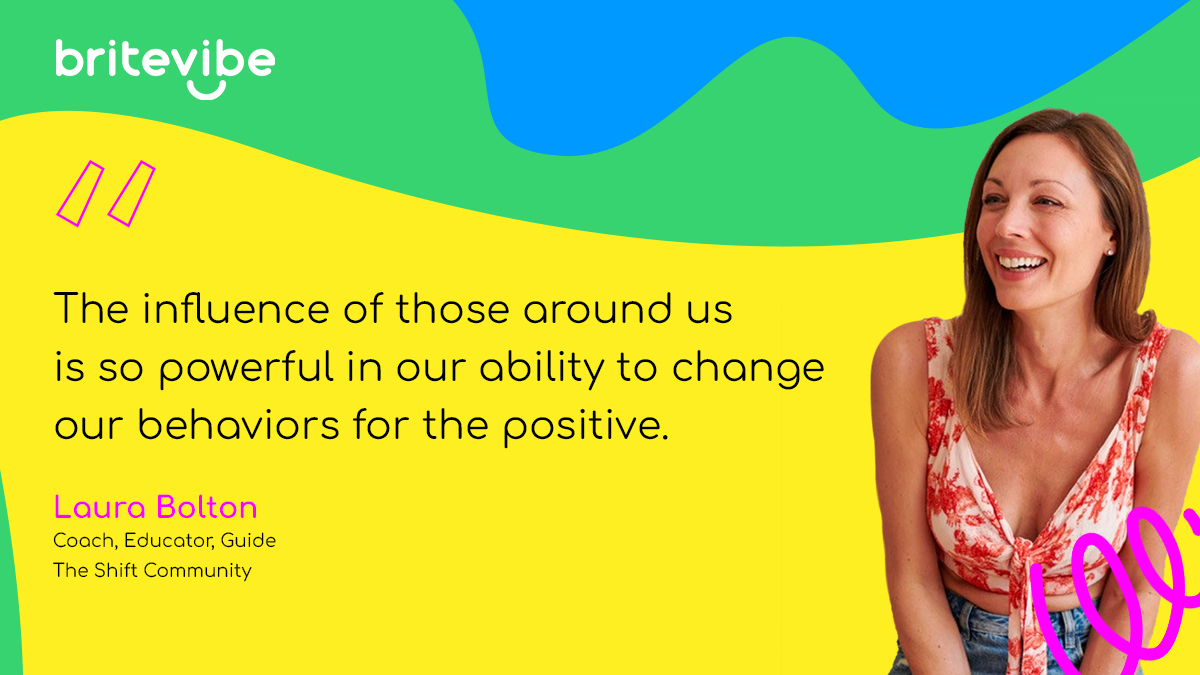 BriteVibe's tweet photo. The influence of those around us is so powerful.

Laura Bolton states that if we surround ourselves with people that reflect our true essence, it will help us develop more self-love and confidence.

Listen or watch the full episode: https://t.co/rBzcE5AfJ3

#BriteVibe #Growth https://t.co/rOFEdHzOVW