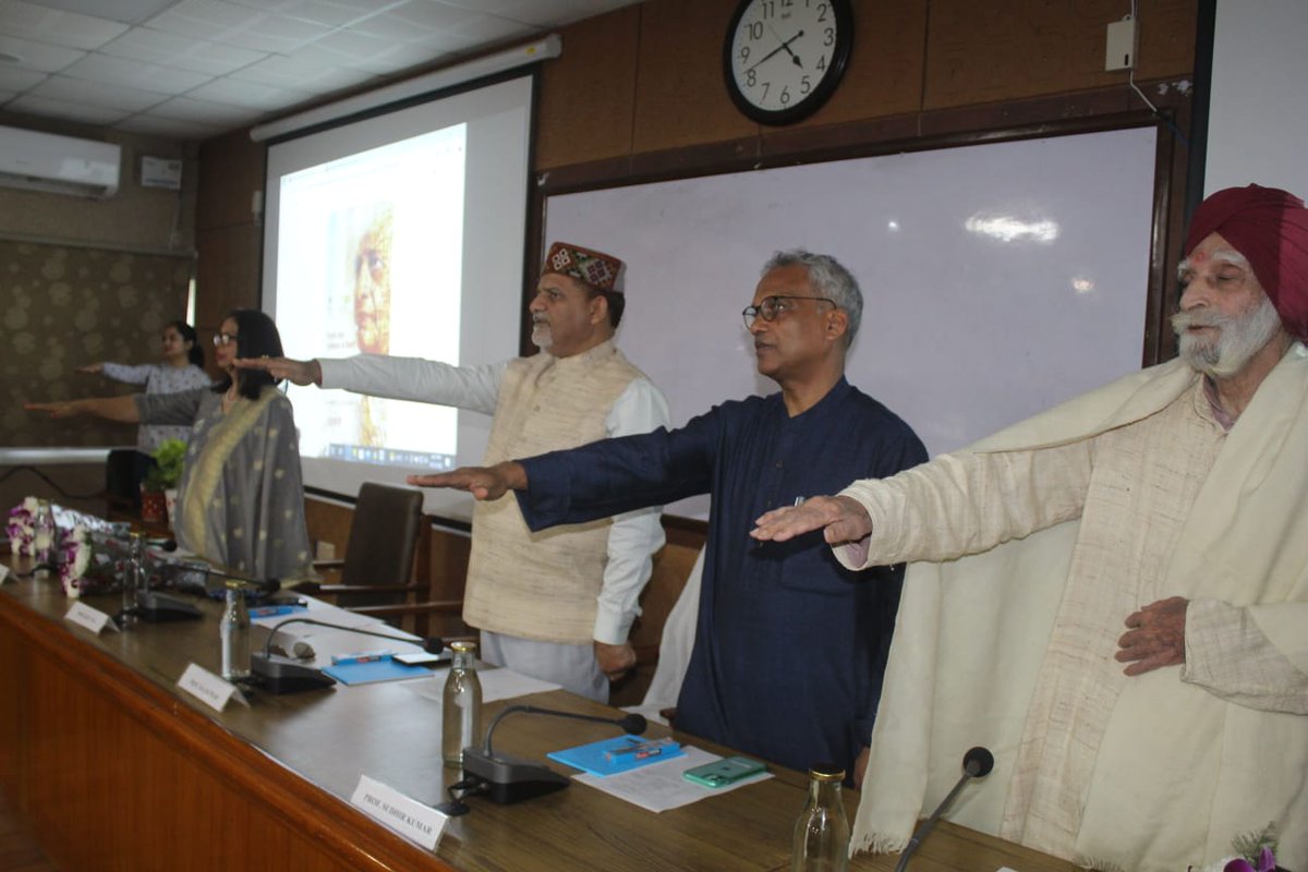 OfficialPU's tweet image. #NationalUnityDay2022  was celebrated today at Panjab University to commemorate the birth anniversary of  Sardar Vallabhbhai Patel. Prof Raj Kumar, Vice Chancellor, PU, was the chief guest &amp;amp; Dr. S. S. Goindi, Former director Gandhi Samarak Bhawan was the guest of honour.