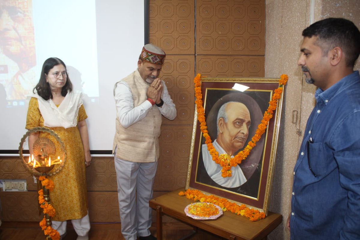 OfficialPU's tweet image. #NationalUnityDay2022  was celebrated today at Panjab University to commemorate the birth anniversary of  Sardar Vallabhbhai Patel. Prof Raj Kumar, Vice Chancellor, PU, was the chief guest &amp;amp; Dr. S. S. Goindi, Former director Gandhi Samarak Bhawan was the guest of honour.