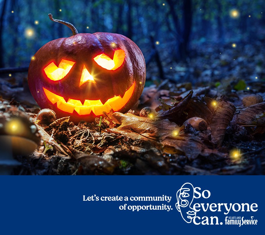 If you will be out and about with family and friends today, have a safe and healthy Halloween from Heartland Family Service!

#heartlandfamilyservice #soeveryonecan #nonprofit #nebraskanonprofit #iowanonprofit #halloween2022