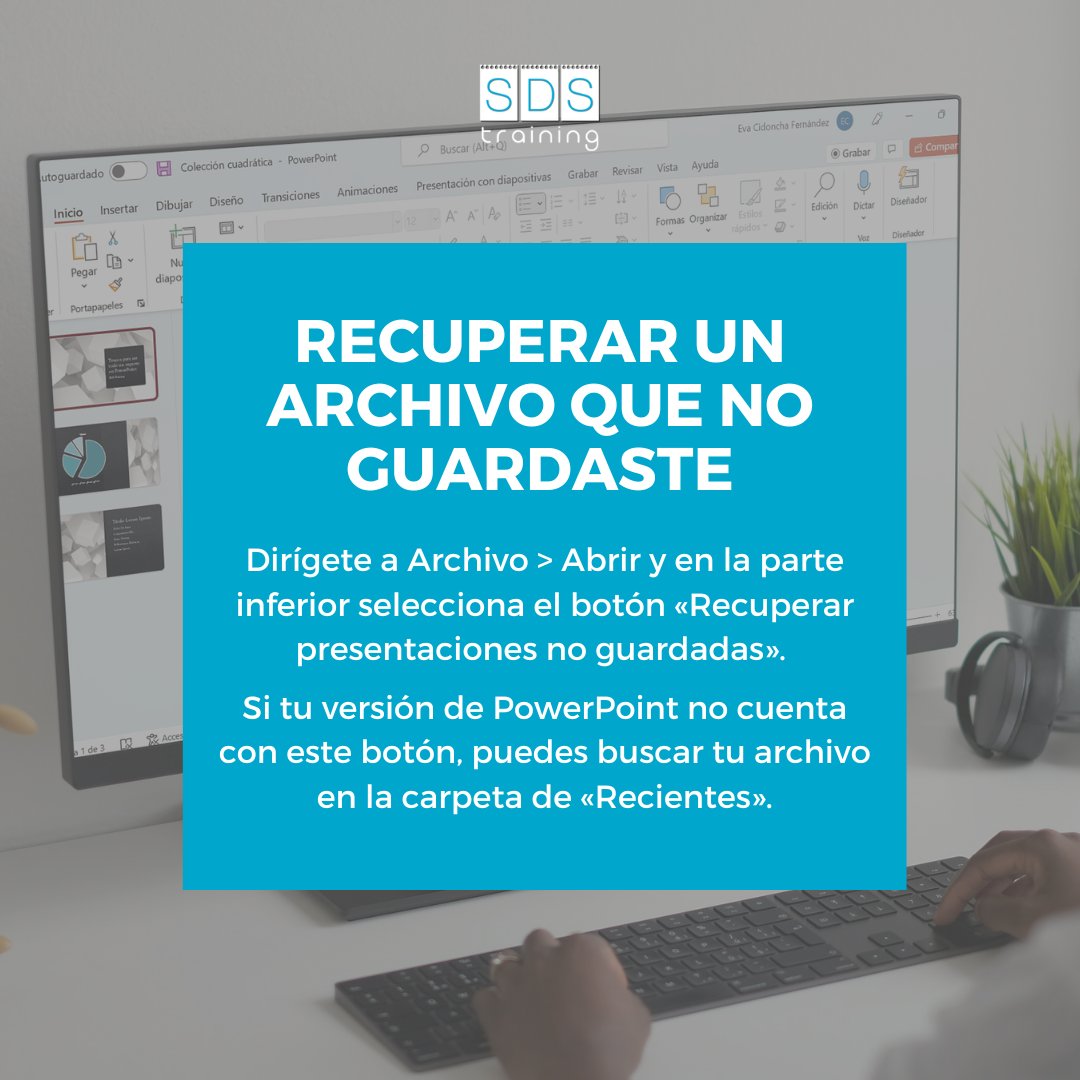 sdstraining's tweet photo. ¿Conoces estos 4 trucos de PowerPoint? 🪄 Nunca está de más descubrir con mayor profundidad las #herramientas de las que haces uso día a día para sacarles mayor provecho 😉
#SDSTraining #Productividad #MicrosoftPowerPoint https://t.co/HKs0tJtjln