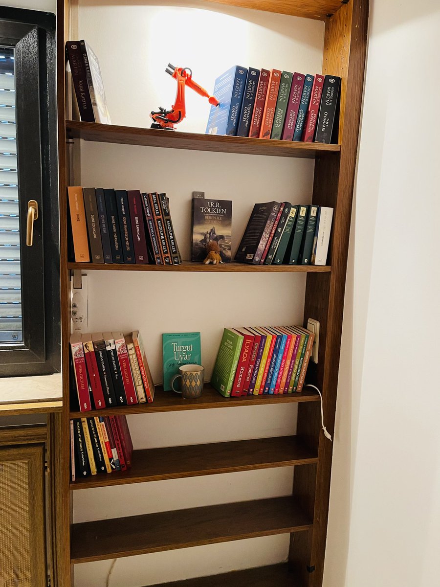 unalcem's tweet image. Kitaplarıma kavuşmak, kitaplığımı kurup onları dizebilmek, tüm aksilikleri unutturdu.