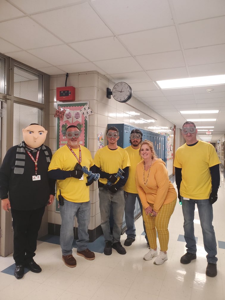 Special visit from the minions! Our Black Bears were so excited to see them!  #facilitiesteam #asd4all