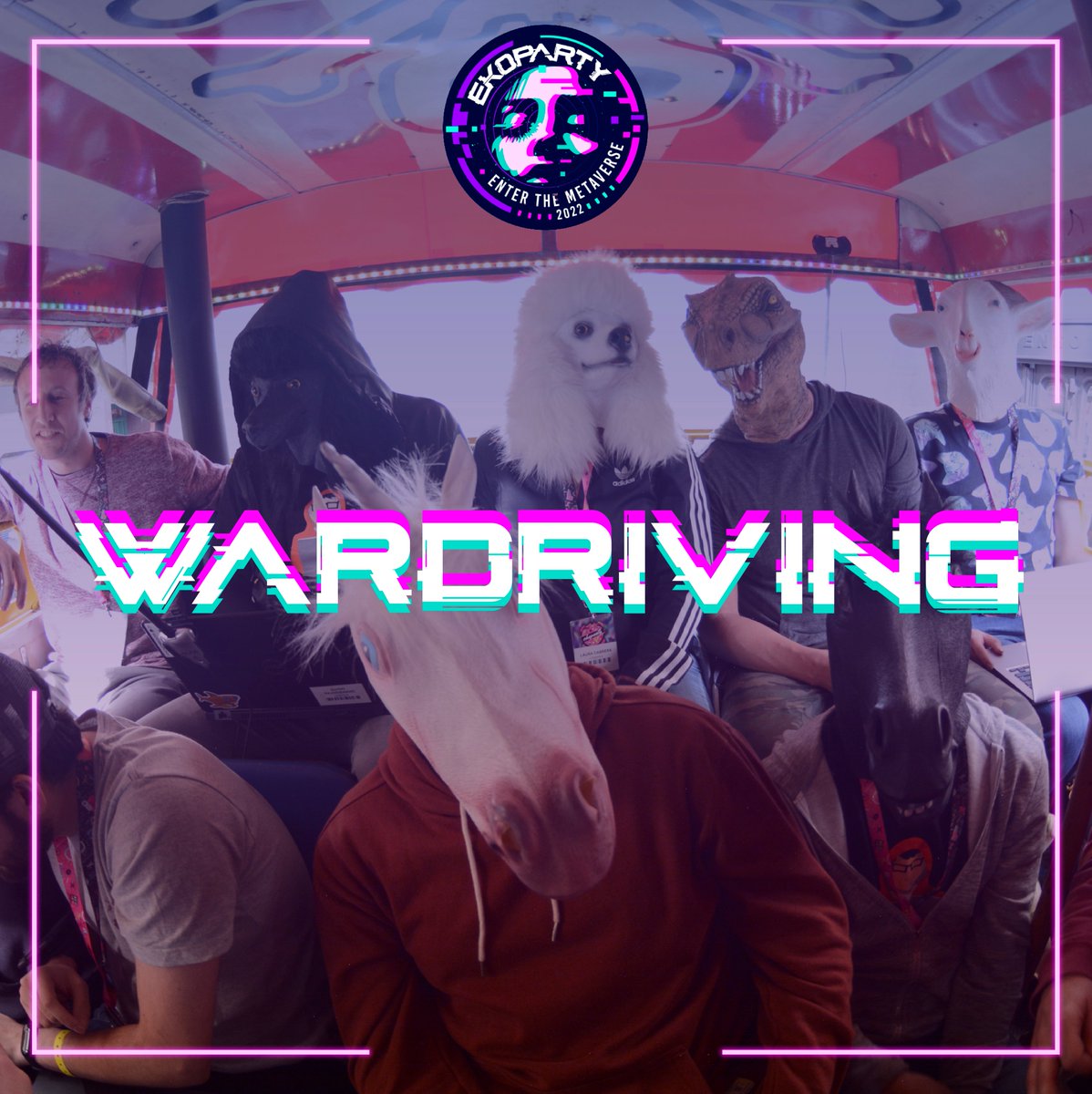 ¡Se viene una nueva edición del Wardriving! 📡🚌

¿Cuándo?  Los tres días de la #EKO2022 a las 15:00hs - NO es necesario pre inscribirse.

¿Es tu primer Wardriving? Entonces asistí al workshop previo ➡️ el día miércoles 2/11 - 11hs 

+ info &gt;&gt; ekoparty.org/r/Cab