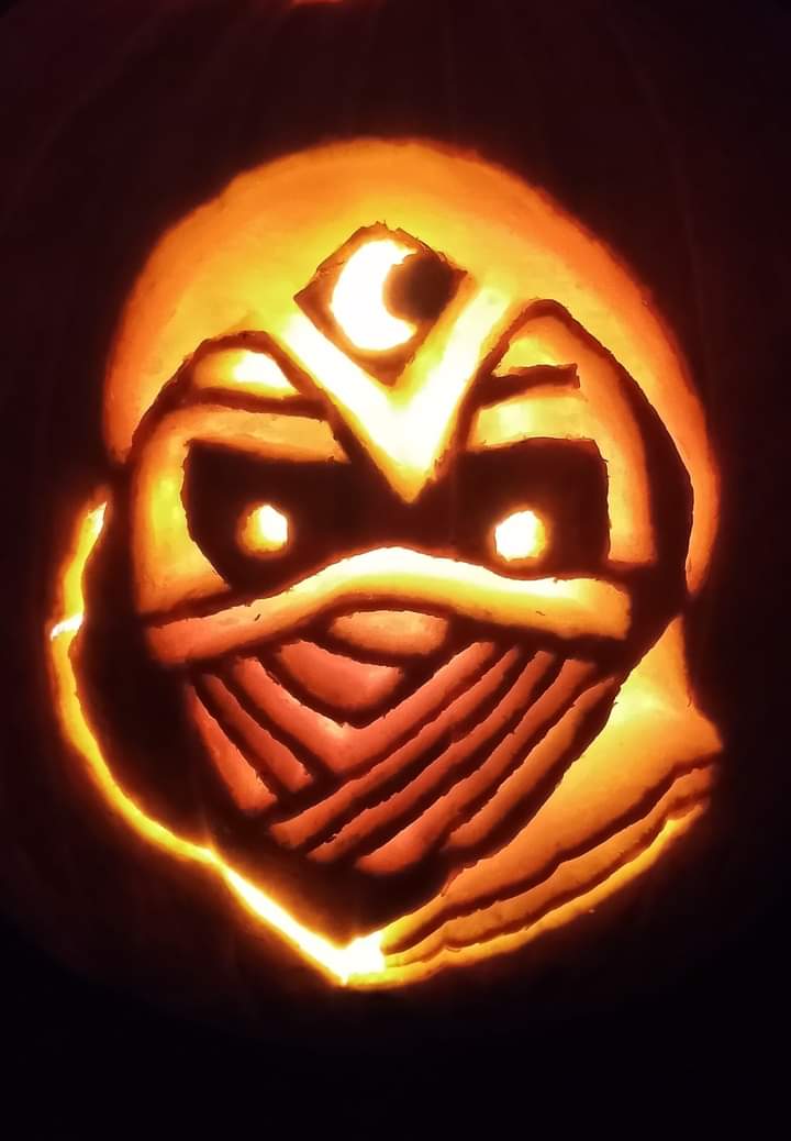 Red5bv06's tweet photo. Loved @moonknight and this pumpkin I carved!
@Marvel @DisneyPlus @MarvelStudios #OscarIsaac https://t.co/30fFoFb3IF