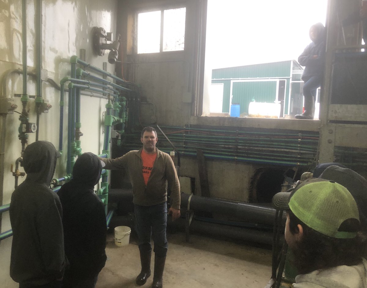 Trick or treat? Definitely a treat to visit Korb at Clovermead Dairy Farm. Incredible passion for farming and exciting vision for the future. Big thanks to Korb for his time. <a href="/OntarioDairy/">Ontario Dairy</a> @UGExperiential <a href="/NorwellDSS/">Norwell DSS</a>