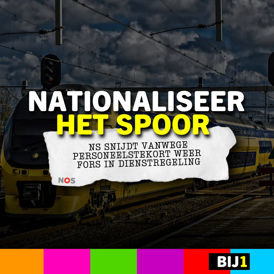 Treinen rijden steeds minder, personeel wordt niet fatsoenlijk betaald, en toch blijven de prijzen maar stijgen.

Conclusie: de zoveelste uitbesteding van een primaire behoefte is keihard geflopt.

Tijd om het OV uit de markt te halen, en weer in publieke handen te brengen.