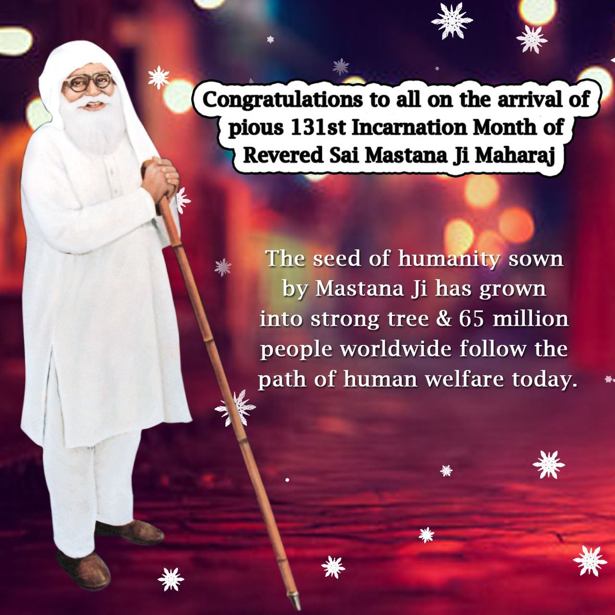 LessonsForLifeByMSG (@lifelessonbymsg) on Twitter photo The pious #IncarnationMonth of Sai Mastana Ji Maharaj has started. <a href="/DSSNewsUpdates/">Dera Sacha Sauda</a> volunteers are excited to celebrate this pious month by engaging themselves in welfare activities such as distribution of essential articles among needy, blood donation, free education to poor etc. The pious #IncarnationMonth of Sai Mastana Ji Maharaj has started. <a href="/DSSNewsUpdates/">Dera Sacha Sauda</a> volunteers are excited to celebrate this pious month by engaging themselves in welfare activities such as distribution of essential articles among needy, blood donation, free education to poor etc.