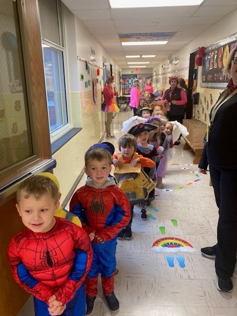 Mex. El. Students had a great Halloween Parade through the streets of Mexico this afternoon.