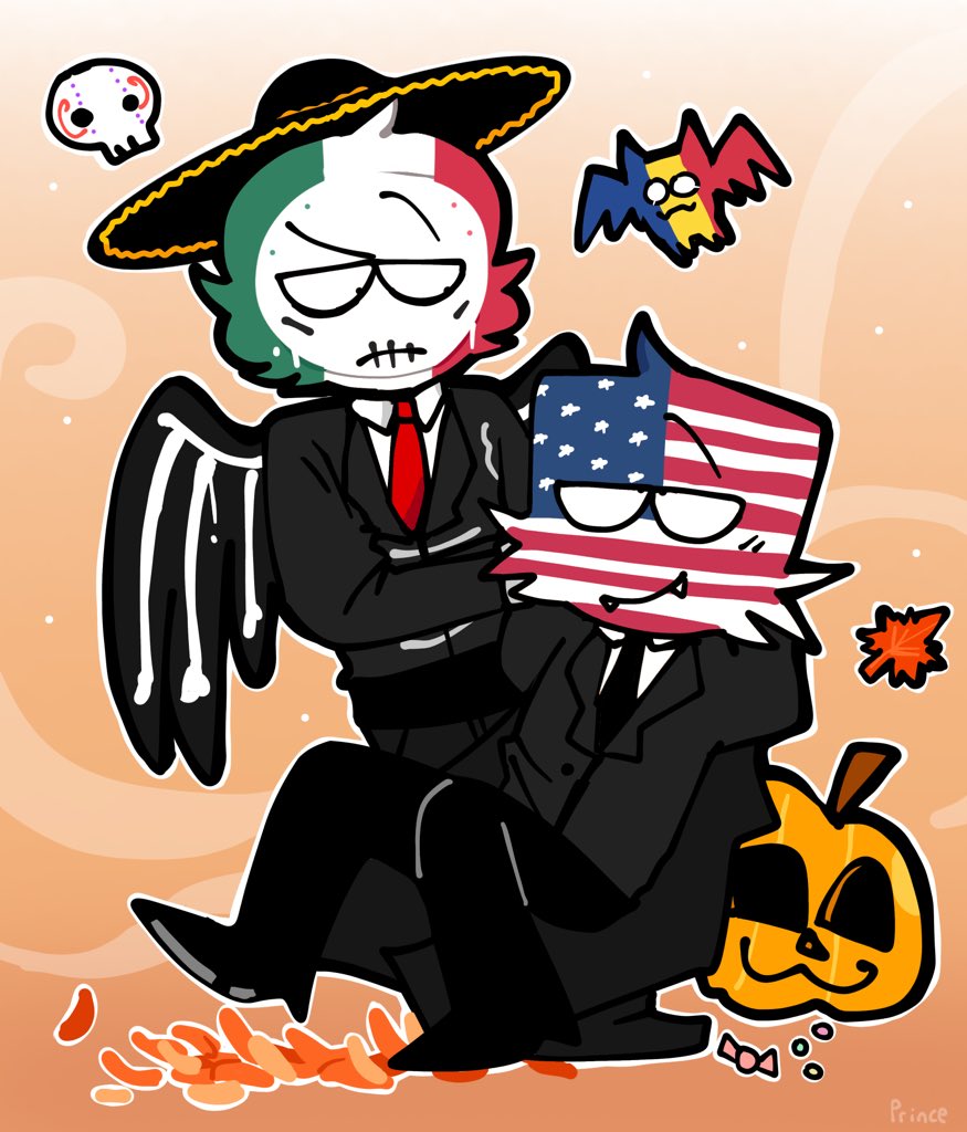 🎄❄️ Prince 🇲🇽🔞 on X: Halloweenie #CountryHumans   / X