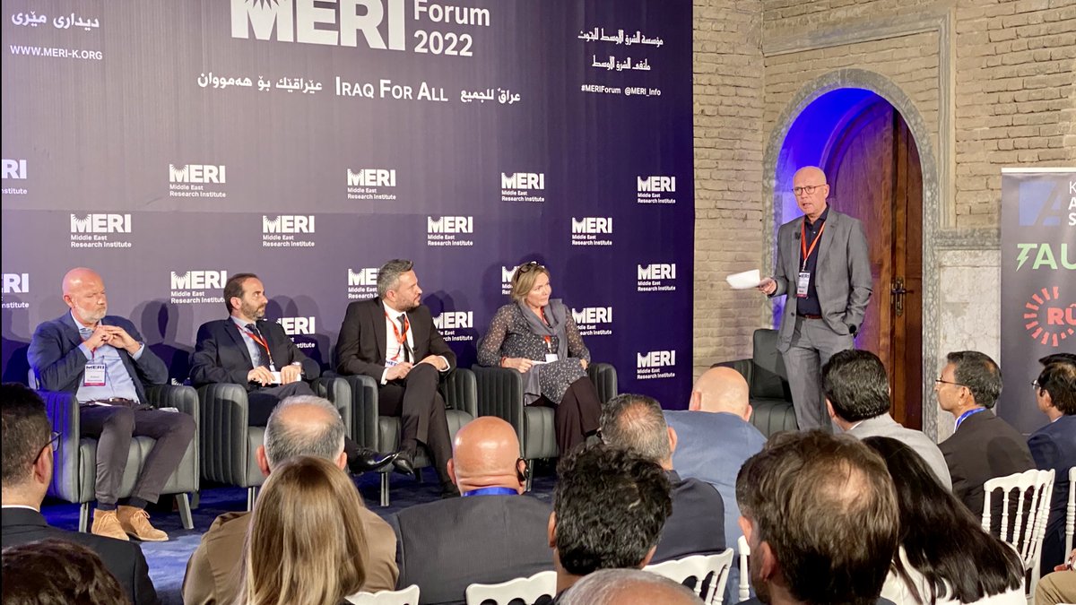 PREVEXproject's tweet photo. #Iraq is an enabling environment - but most people are not radicalised. Why? #PREVEX kicks off #MERIForum2022! Watch the conversation here: https://t.co/iVXHzWDmJI #H2020 https://t.co/QHLALJFP4J