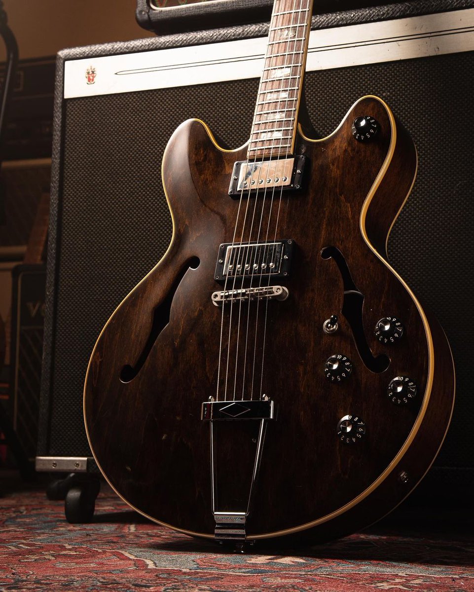 #VintageGuitarMonday 1974 Gibson ES-150DC (was only produced from ‘69 to ‘74) Walnut finish #guitar #Gibson