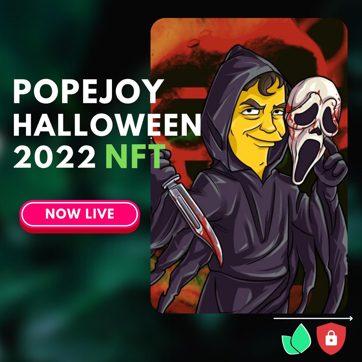 Happy Halloween #MintItFam 🎃👻

We have a very special #NFTCollection minting today by the homie @yaboypopejoy 💯😎

He wanted to make a #Halloween collection for the #KadenaEco &amp; how could you say no to this art🤩

Supply of 184🔥
Price 50 $KDA ✅

Link👇mintit.studio/collections/po…