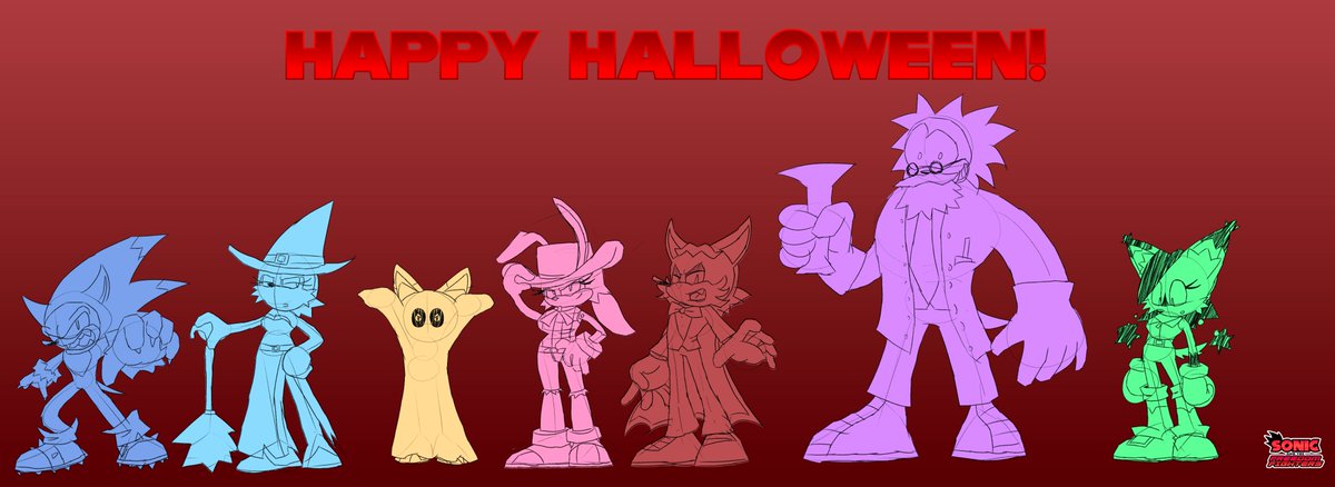 SatFFOfficial's tweet photo. Happy Halloween, everyone! 🎃🎃🎃🎃

#Sonic #SEGA #SonicTheHedgehog #Halloween2022 #SallyAcorn #Tails #MilesTailsPrower #BunnieRabbot #BunnieDCoolette #AntoineDCoolette #RotorTheWalrus #NicoleTheHoloLynx https://t.co/D0R2xqAYc6
