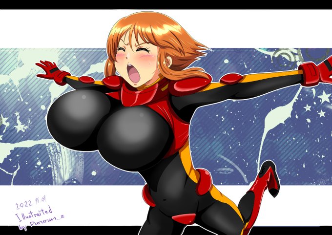 #リプきたキャラのおっぱいをぼいんぼいんにする
その28 ガンダムZZからプルツー

ぷるぷるぷるぷるぷるぷる～ 