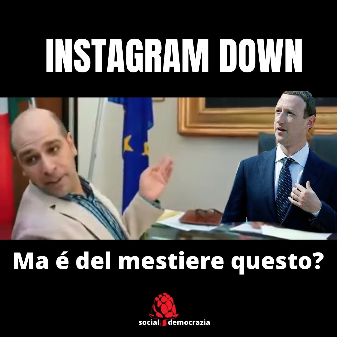 socialdemok's tweet photo. #instagramdown https://t.co/MrVnf7xZ7X