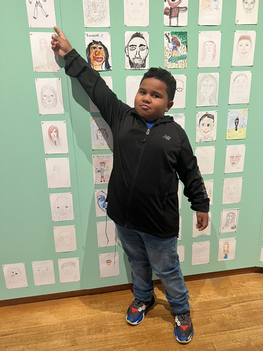 We were blessed an opportunity to engage the Boston community on submitting artwork for “Portraits of Leadership” at the <a href="/mfaboston/">Museum of Fine Arts, Boston</a> Yesterday we treated the Garcia family from Roxbury to view Elian’s ideation of heroes. #obamaportraits #portraitsofleadership #bosarts <a href="/OTBAgency/">Outside The Box</a>