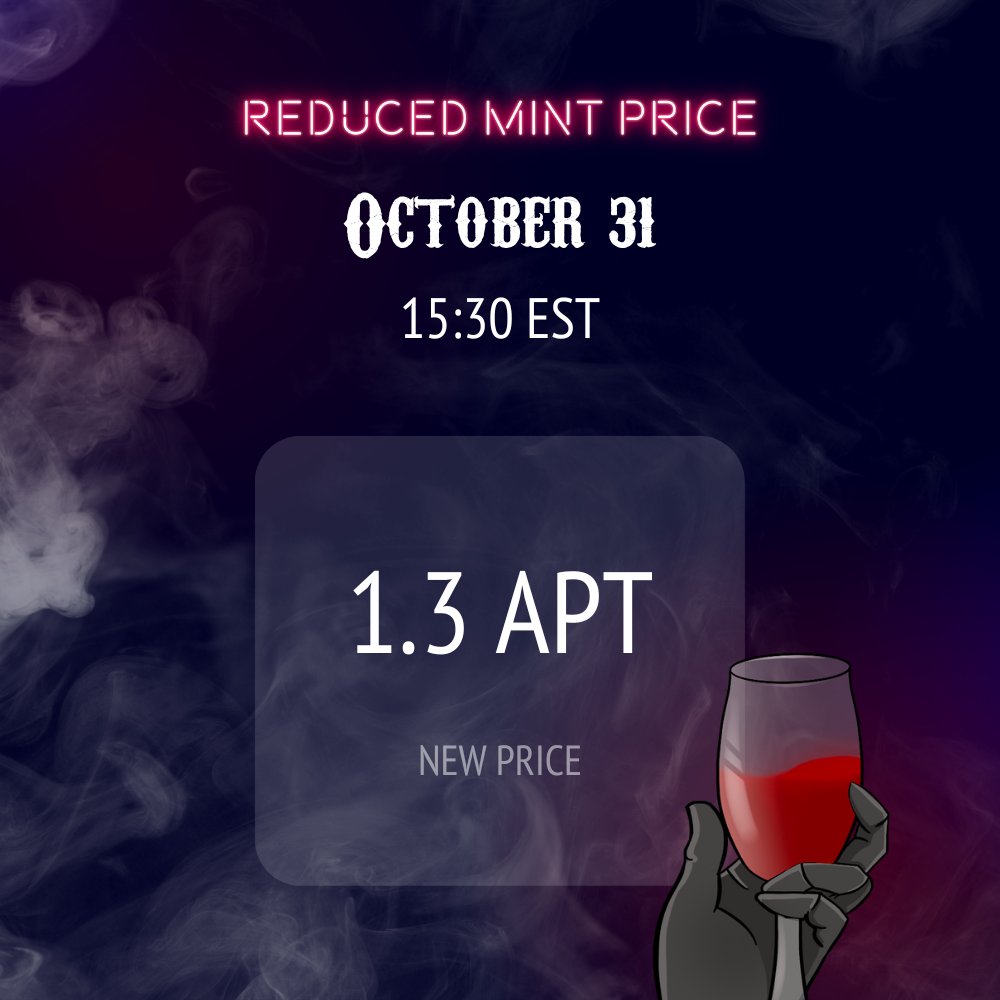 LostDogSociety's tweet photo. We are live!

To compensate for the mint delay, we have lowered the mint price to 1.3 APT. 

https://t.co/jpBNjAjGRP

Let's break out of the matrix together
WOOF https://t.co/aEzZuogZ9h