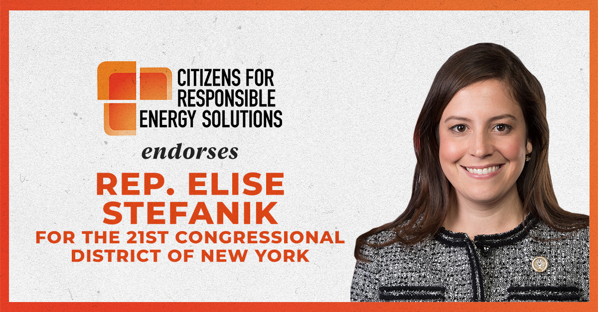 “Now more than ever, our country needs leaders committed to boosting domestic energy independence while reducing carbon emissions. Congresswoman <a href="/EliseStefanik/">Elise Stefanik</a> is that leader for New York’s 21st Congressional District.” -<a href="/heather_reams/">Heather Reams</a> eliseforcongress.com/2022/10/27/ste…