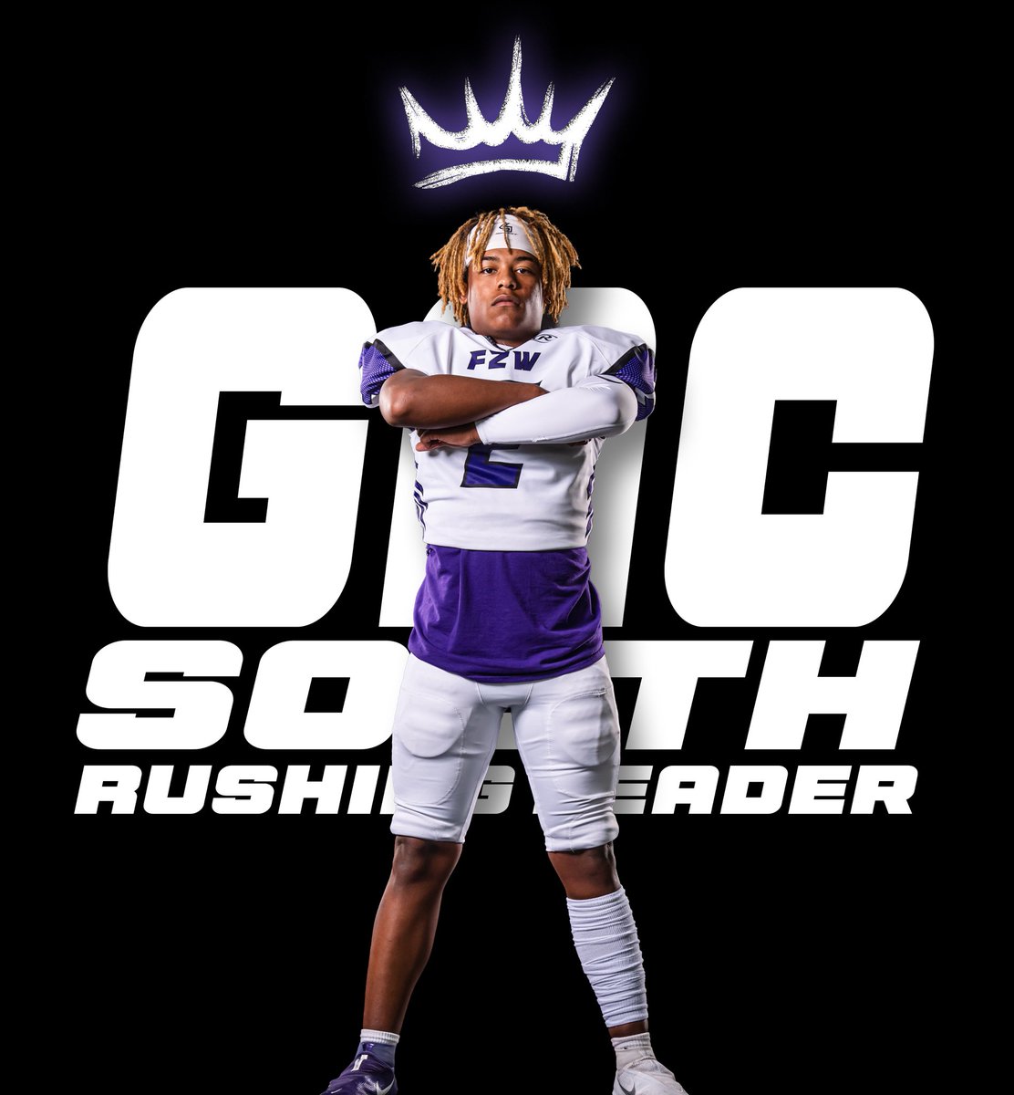 Jaguarfootball1's tweet photo. We also want to recognize the GAC South rushing leader, Kyle Nunn!!

He ran for 1,183 yds and 15 total TDs during the regular season. Kyle had 22 explosive runs of 15+ yds. He added 239 rush yds and 4 TDs to his season total in just two quarters last Friday.

#TheJaguarWay https://t.co/ykaOm9MYrm